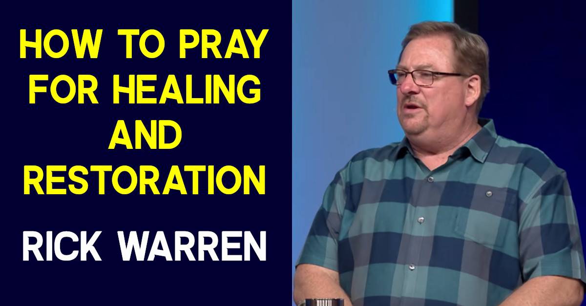 Leave It In God's Hands - Rick Warren